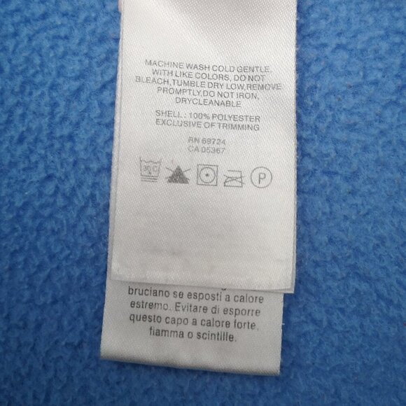 Columbia Ladies Size Medium Light Blue Full Zip Tapered Fleece Jacket - Picture 5 of 16